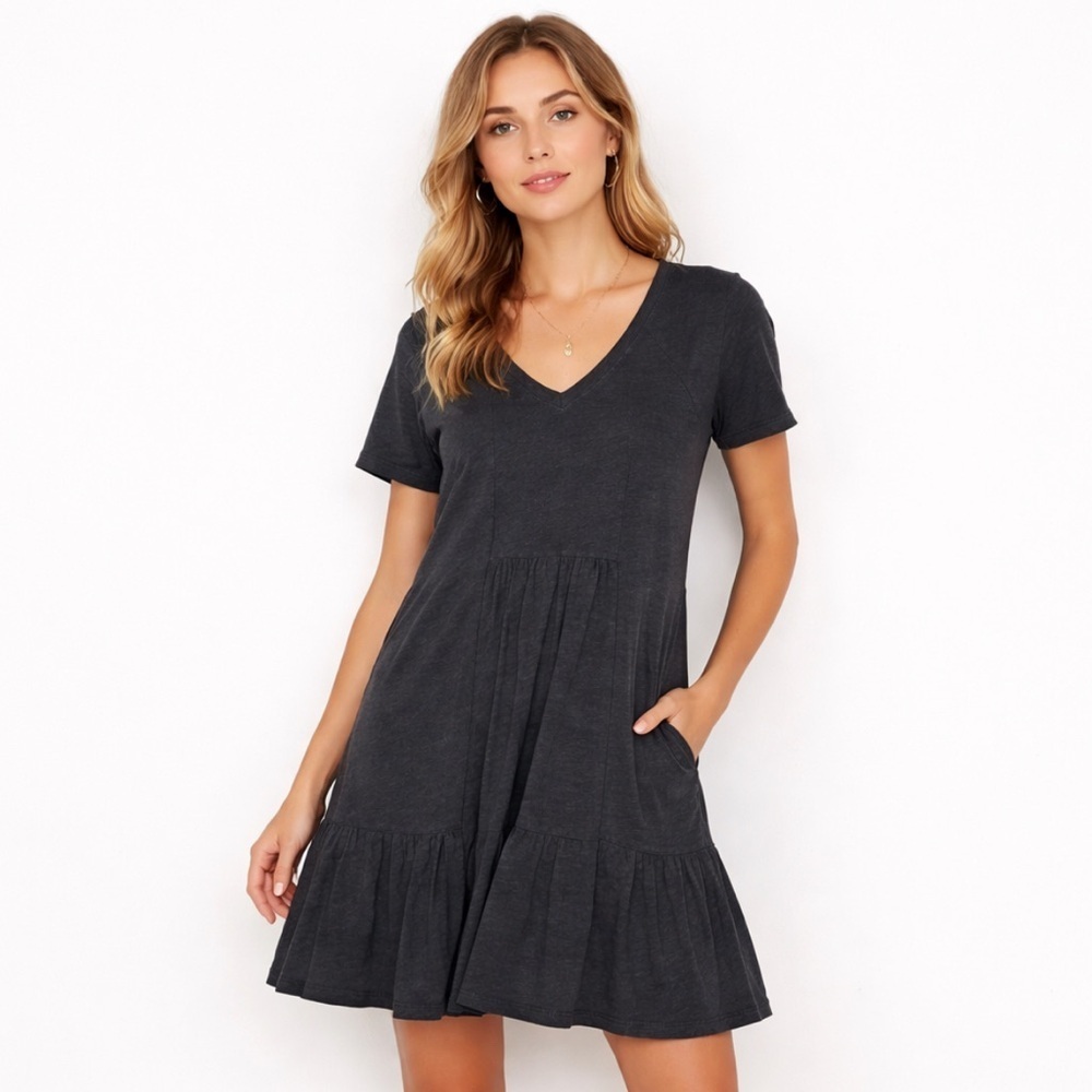 Anthropologie Saturday Sunday Dress
Women's Small Navy Blue Tiered NWT